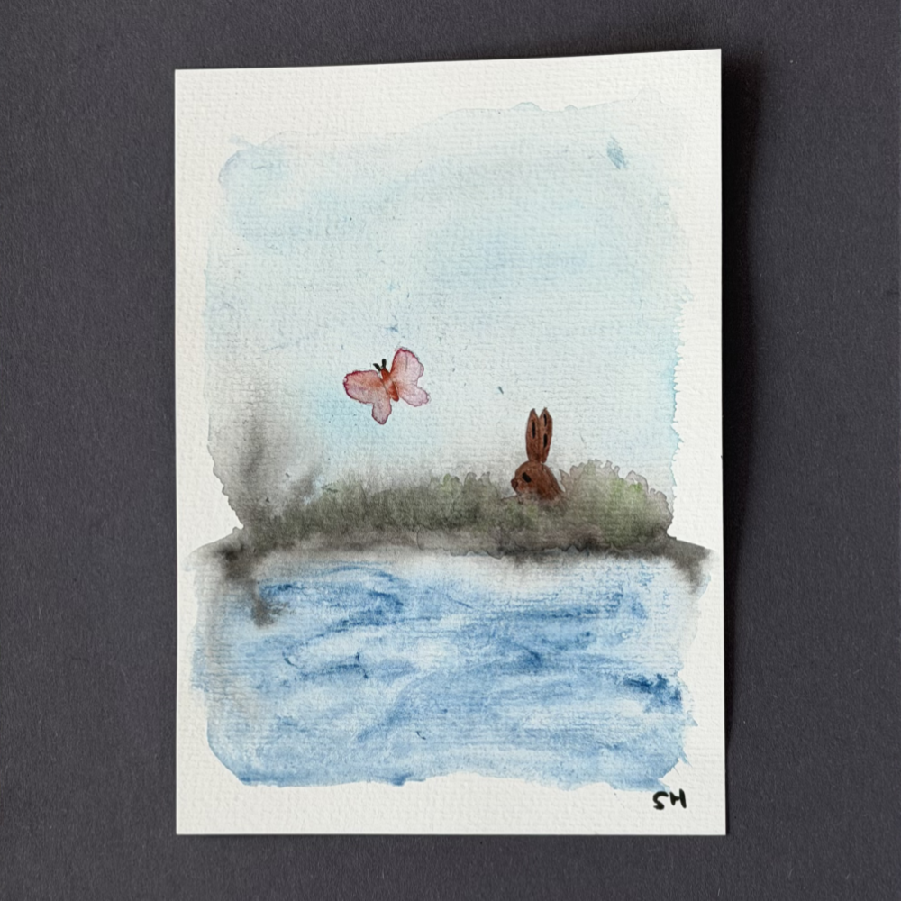 Aquarellkarte Fliff Art + Design